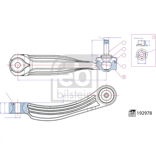 Tyč/Vzpera stabilizátora FEBI BILSTEIN 192978