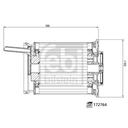 Palivový filter FEBI BILSTEIN 172764