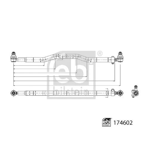 Spojovacia tyč riadenia FEBI BILSTEIN 174602