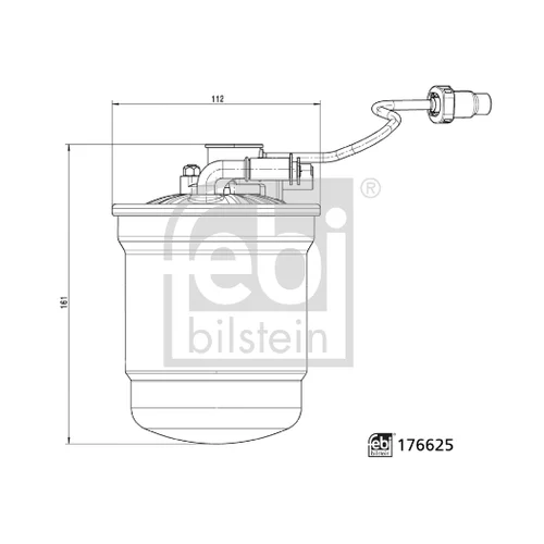 Palivový filter FEBI BILSTEIN 176625 - obr. 2