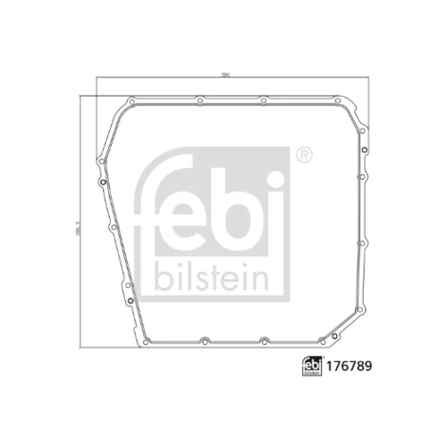 Tesnenie olejovej vane automatickej prevodovky FEBI BILSTEIN 176789