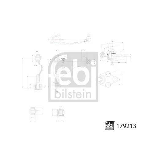 Rameno zavesenia kolies 179213 (FEBI Bilstein) - obr. 1