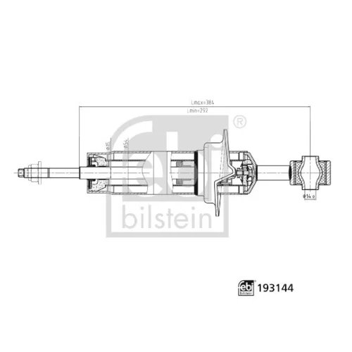 Tlmič pérovania FEBI BILSTEIN 193144