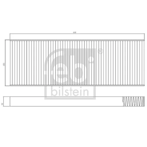 Filter vnútorného priestoru FEBI BILSTEIN 173019 - obr. 1