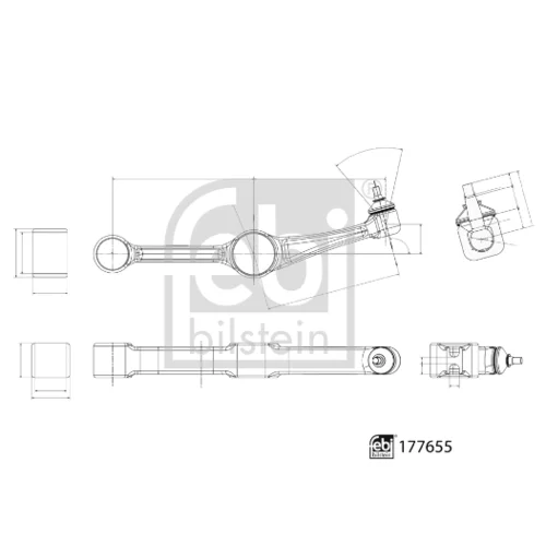 Rameno zavesenia kolies FEBI BILSTEIN 177655 - obr. 2