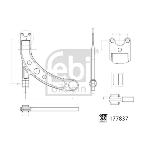 Rameno zavesenia kolies FEBI BILSTEIN 177837 - obr. 1