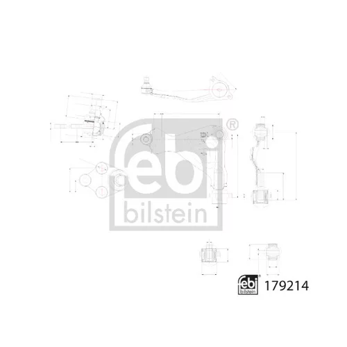 Rameno zavesenia kolies FEBI BILSTEIN 179214 - obr. 1