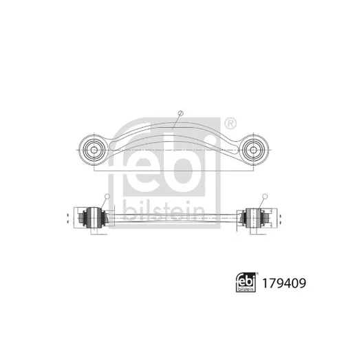 Rameno zavesenia kolies FEBI BILSTEIN 179409 - obr. 2