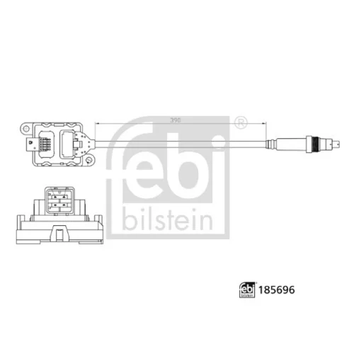 NOx-Sensor, vstrekovanie močoviny FEBI BILSTEIN 185696