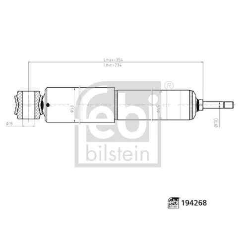 Tlmič pérovania FEBI BILSTEIN 194268