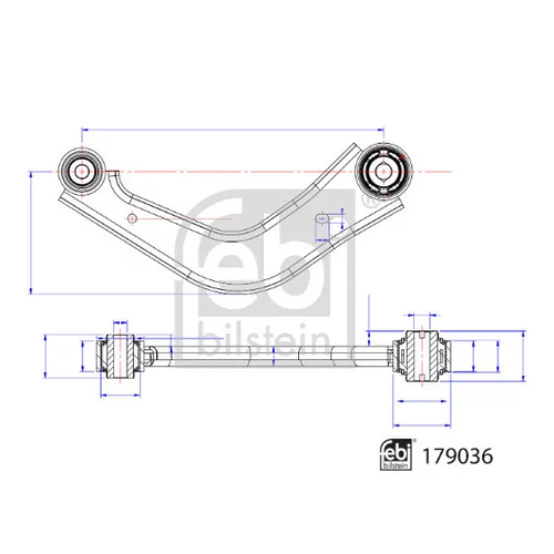 Rameno zavesenia kolies FEBI BILSTEIN 179036 - obr. 1