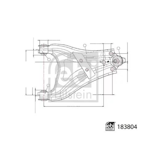 Rameno zavesenia kolies FEBI BILSTEIN 183804