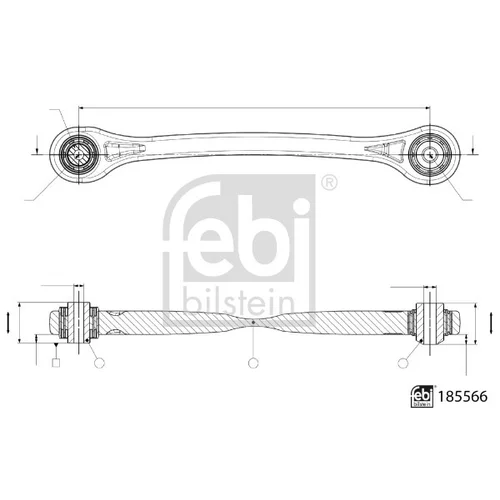 Rameno zavesenia kolies FEBI BILSTEIN 185566