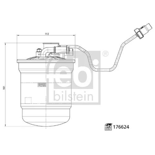 Palivový filter FEBI BILSTEIN 176624 - obr. 2