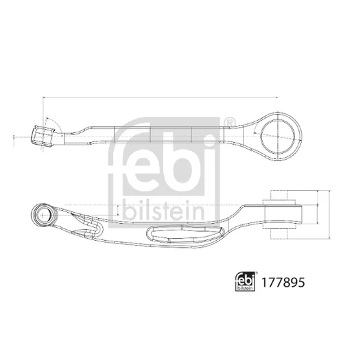 Rameno zavesenia kolies 177895 (FEBI Bilstein) - obr. 2