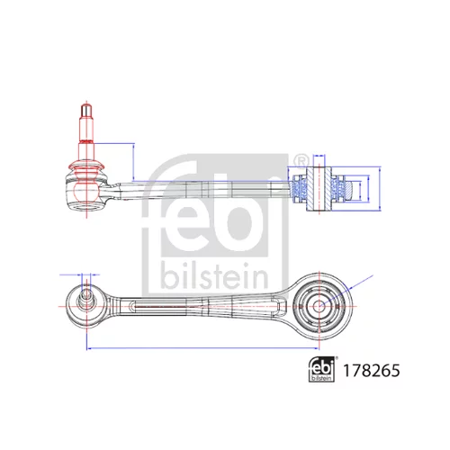 Rameno zavesenia kolies FEBI BILSTEIN 178265 - obr. 2