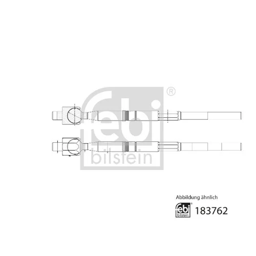 Axiálny čap tiahla riadenia FEBI BILSTEIN 183762