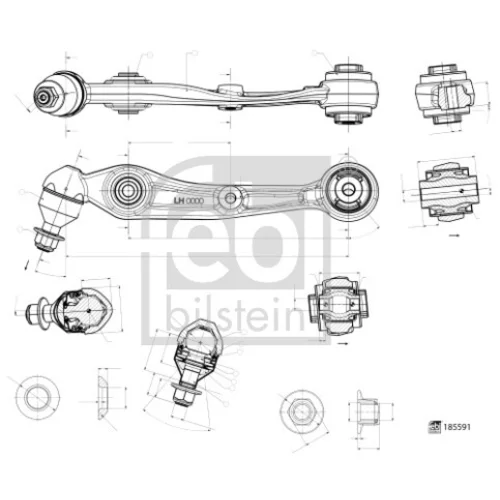 Rameno zavesenia kolies FEBI BILSTEIN 185591