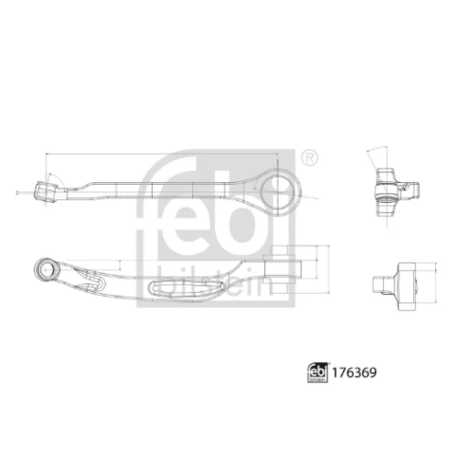 Rameno zavesenia kolies FEBI BILSTEIN 176369 - obr. 2