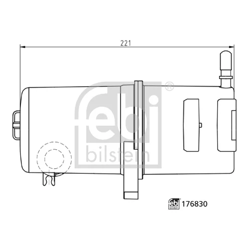 Palivový filter FEBI BILSTEIN 176830 - obr. 2