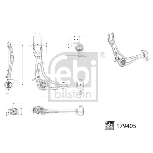 Rameno zavesenia kolies FEBI BILSTEIN 179405 - obr. 1