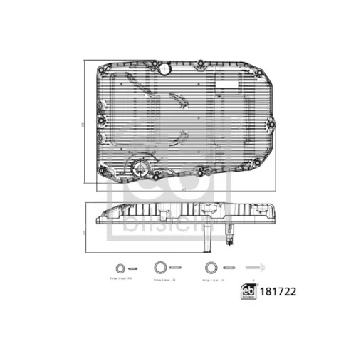 Hydraulický filter automatickej prevodovky FEBI BILSTEIN 181722 - obr. 2