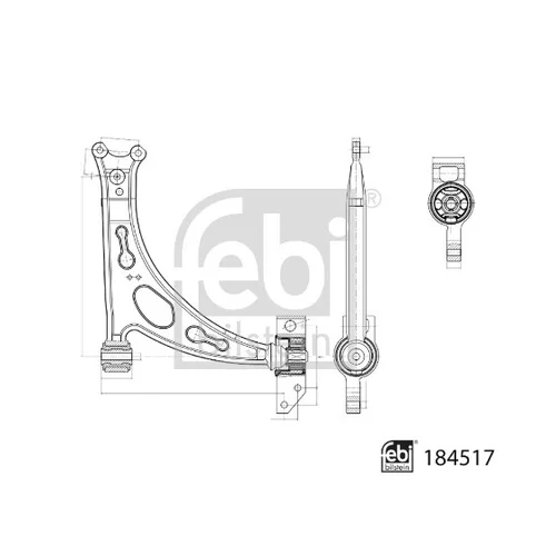 Rameno zavesenia kolies FEBI BILSTEIN 184517