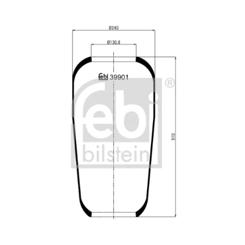 Mech pneumatického pruženia 39901 (FEBI Bilstein)