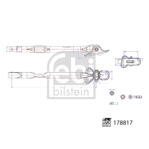 Rameno zavesenia kolies FEBI BILSTEIN 178817 - obr. 2