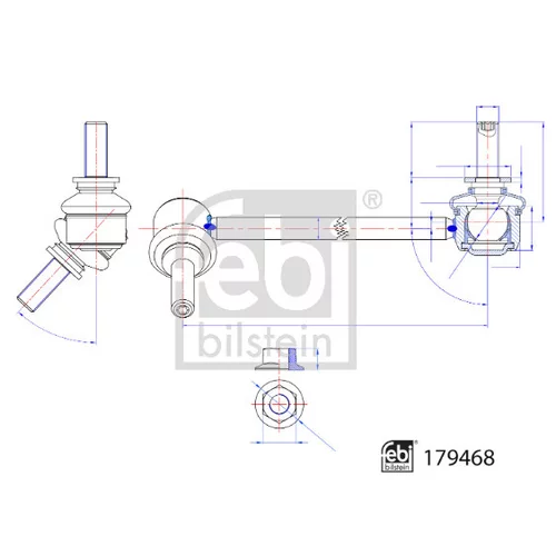 Tyč/Vzpera stabilizátora FEBI BILSTEIN 179468 - obr. 1