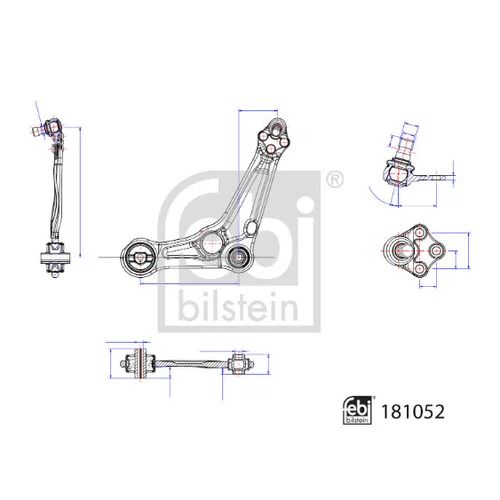 Rameno zavesenia kolies FEBI BILSTEIN 181052 - obr. 1