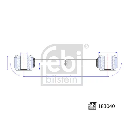 Tyč/Vzpera stabilizátora FEBI BILSTEIN 183040