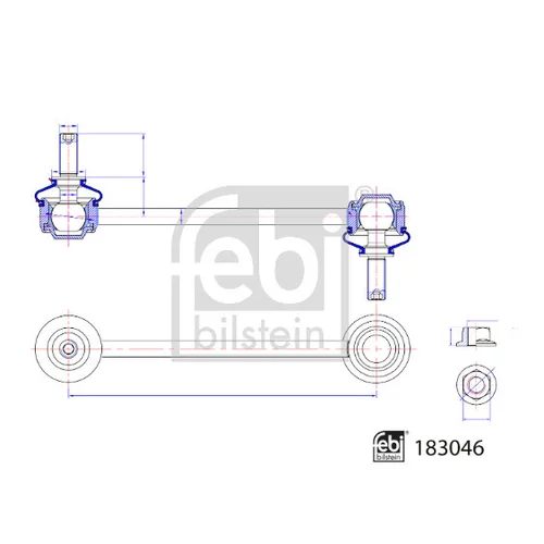 Tyč/Vzpera stabilizátora FEBI BILSTEIN 183046