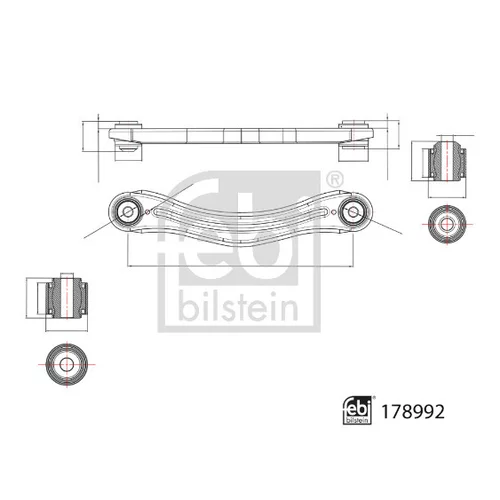 Rameno zavesenia kolies FEBI BILSTEIN 178992 - obr. 2