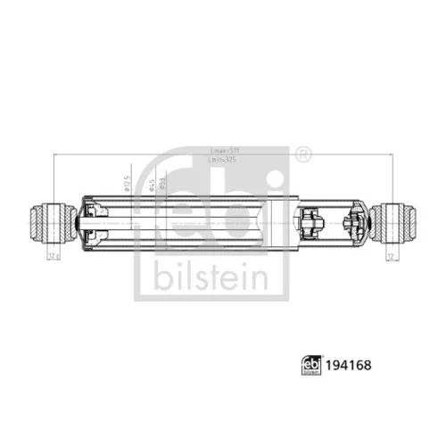 Tlmič pérovania FEBI BILSTEIN 194168