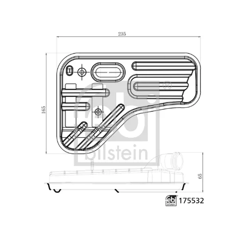 Hydraulický filter automatickej prevodovky FEBI BILSTEIN 175532 - obr. 2