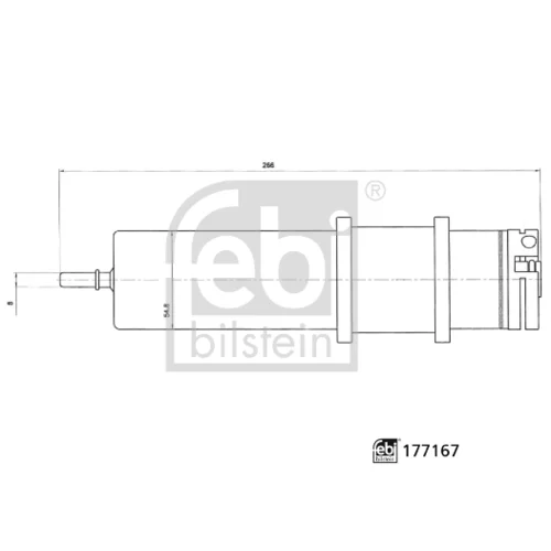 Palivový filter FEBI BILSTEIN 177167 - obr. 2