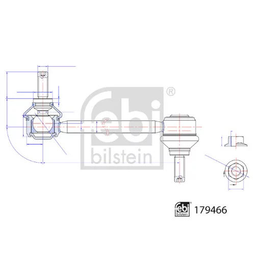 Tyč/Vzpera stabilizátora FEBI BILSTEIN 179466 - obr. 1