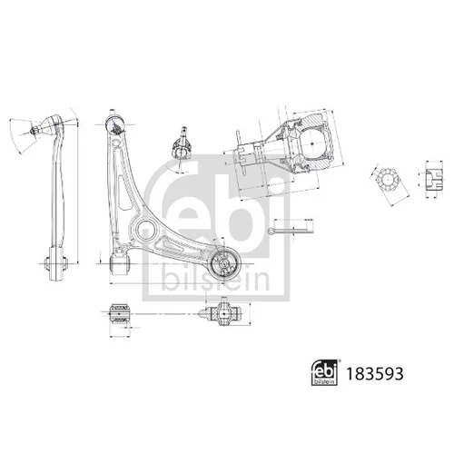 Rameno zavesenia kolies FEBI BILSTEIN 183593