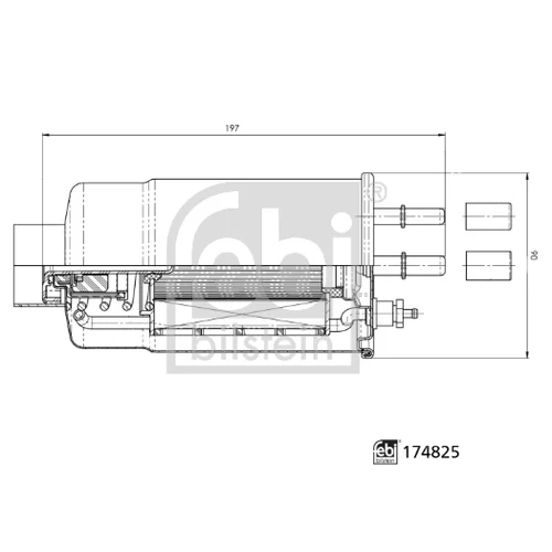 Palivový filter FEBI BILSTEIN 174825 - obr. 2