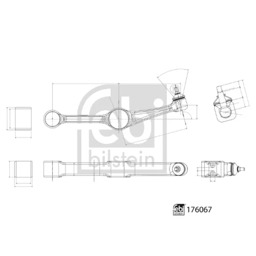 Rameno zavesenia kolies 176067 (FEBI Bilstein) - obr. 2