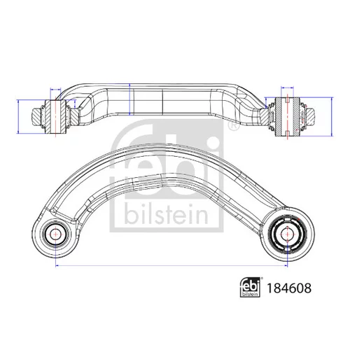 Rameno zavesenia kolies FEBI BILSTEIN 184608 - obr. 2