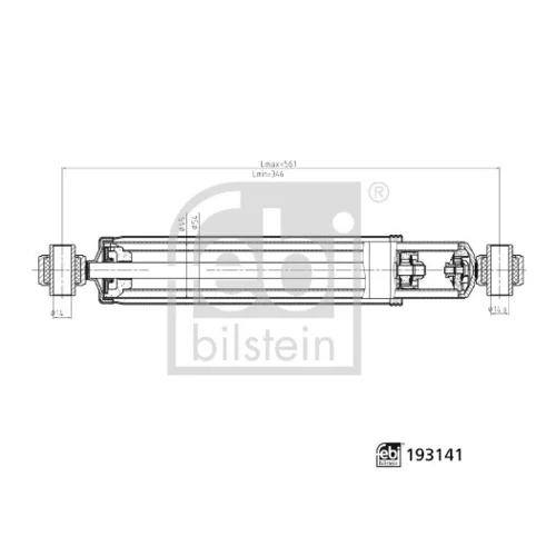 Tlmič pérovania FEBI BILSTEIN 193141