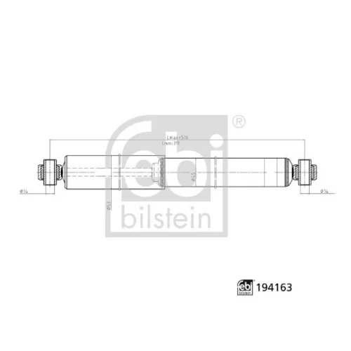 Tlmič pérovania FEBI BILSTEIN 194163