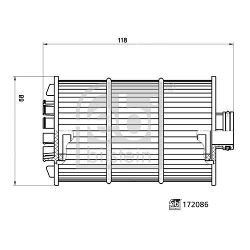 Olejový filter 172086 (FEBI Bilstein) - obr. 1