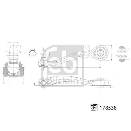 Rameno zavesenia kolies FEBI BILSTEIN 178538 - obr. 1