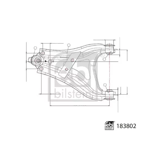 Rameno zavesenia kolies FEBI BILSTEIN 183802