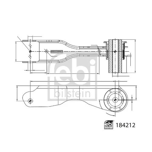 Rameno zavesenia kolies FEBI BILSTEIN 184212 - obr. 2