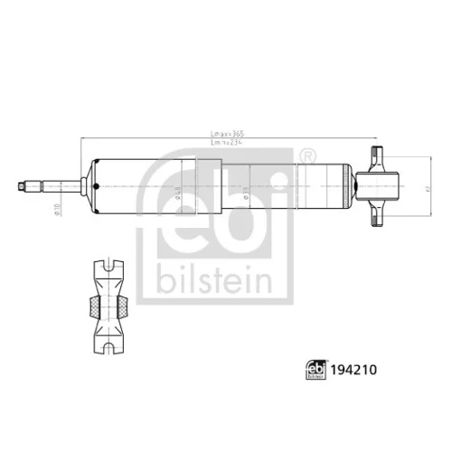 Tlmič pérovania FEBI BILSTEIN 194210