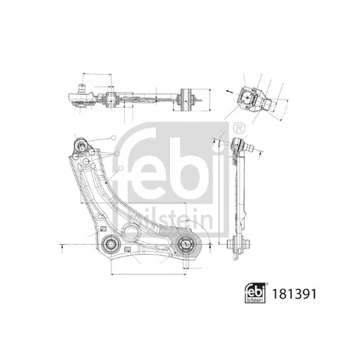 Rameno zavesenia kolies FEBI BILSTEIN 181391 - obr. 1